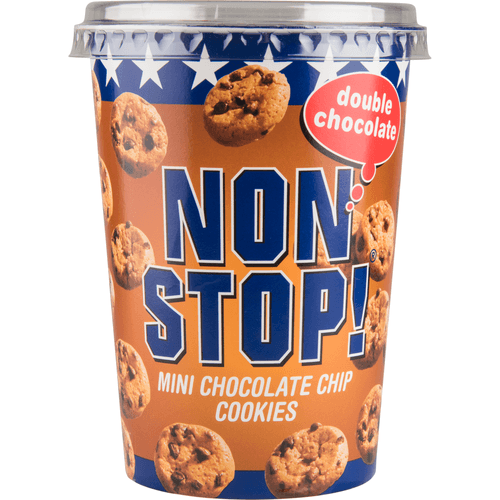 Non Stop! Mini double chocolate cookies