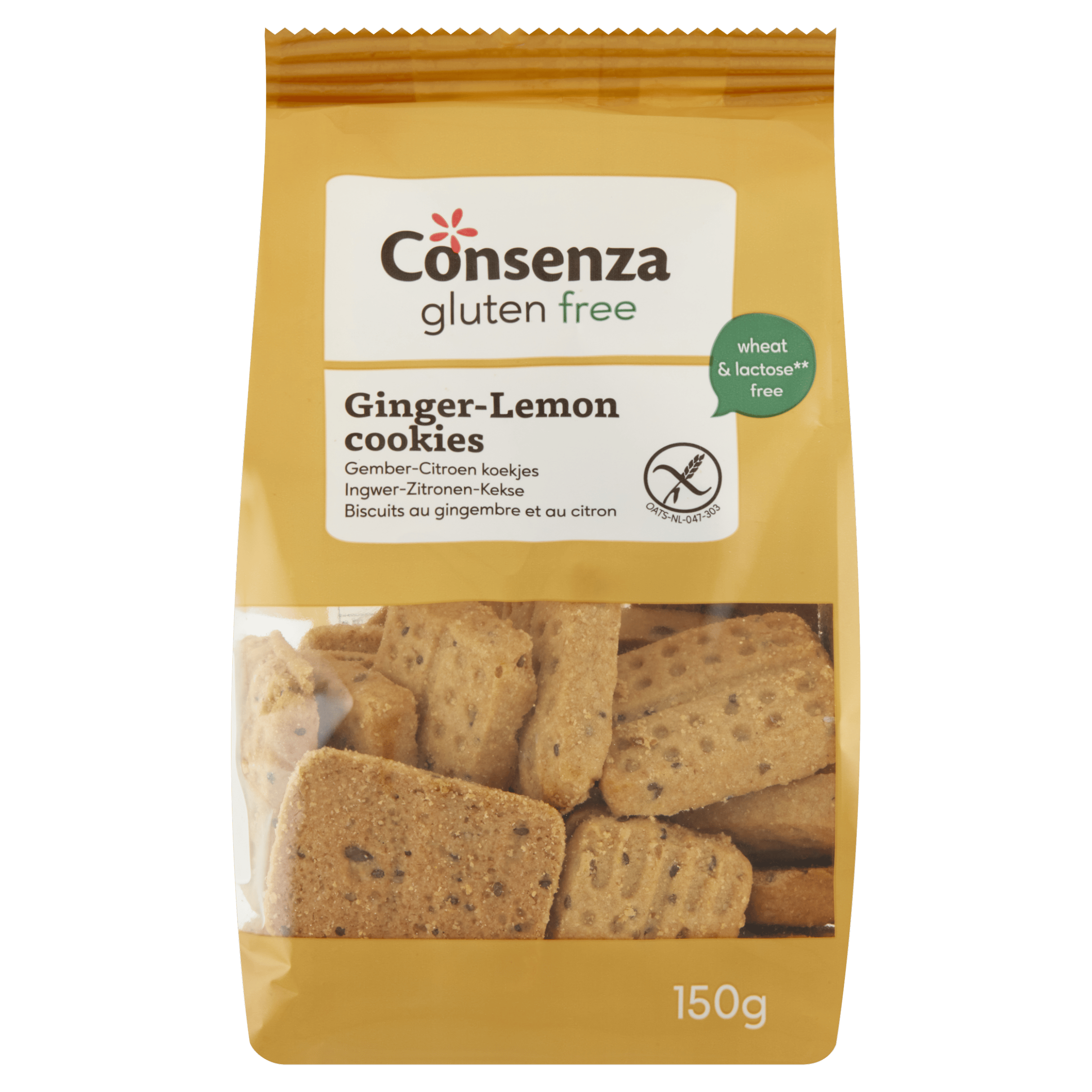 Consenza GV Gember-citroen koekjes bio