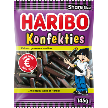 Haribo Drop Konfekties 145g