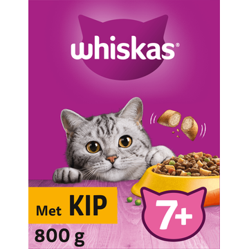 Whiskas Senior Kattenbrokken Kip doos 800 g