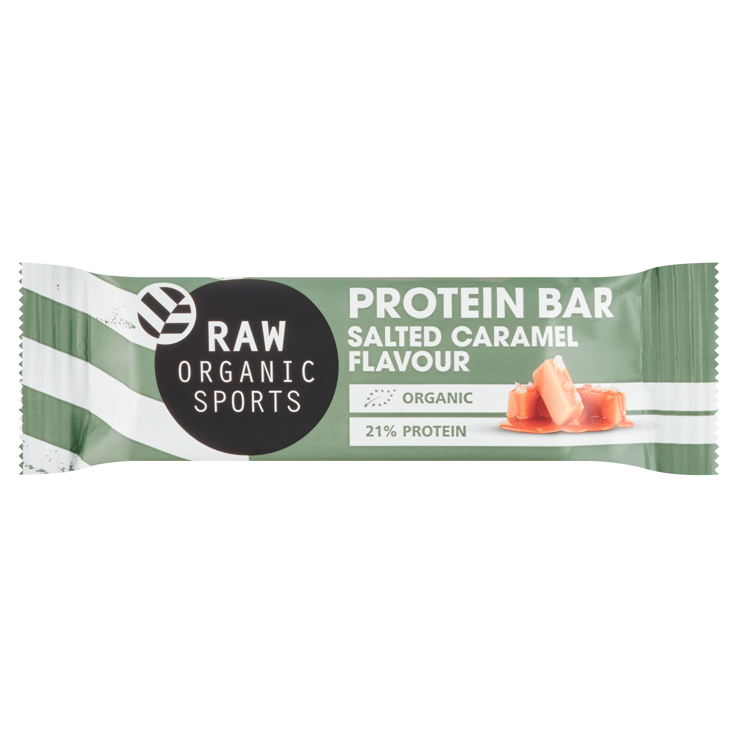 RAW Organic Sports Protein Salted Caramel Bar Bio