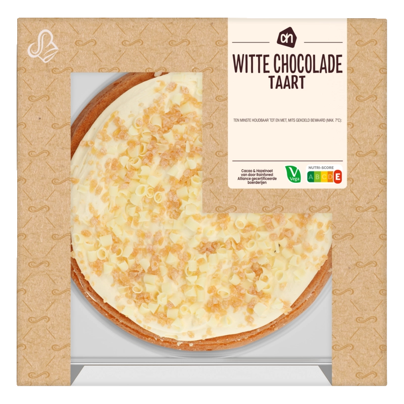 AH Witte chocolade taart
