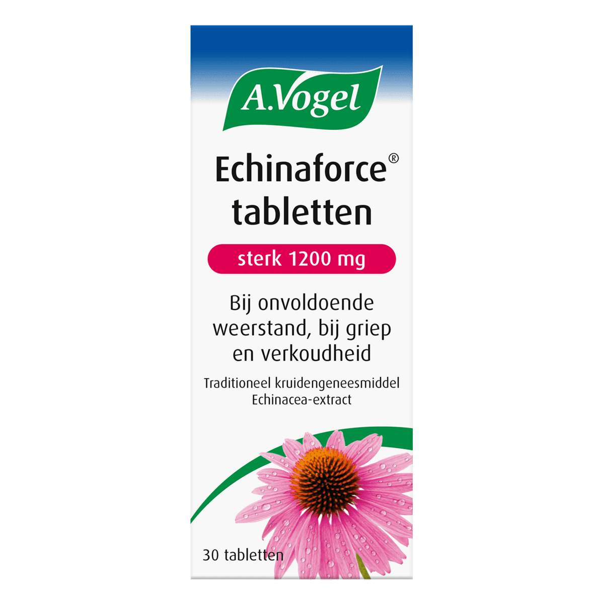 A.Vogel Echinaforce Bij Onvoldoende Weerstand En Griep Tabletten 30 stuks