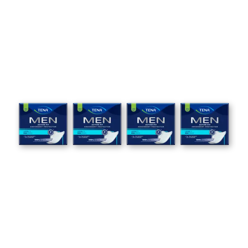 Tena Men active fit level 1 4-pack