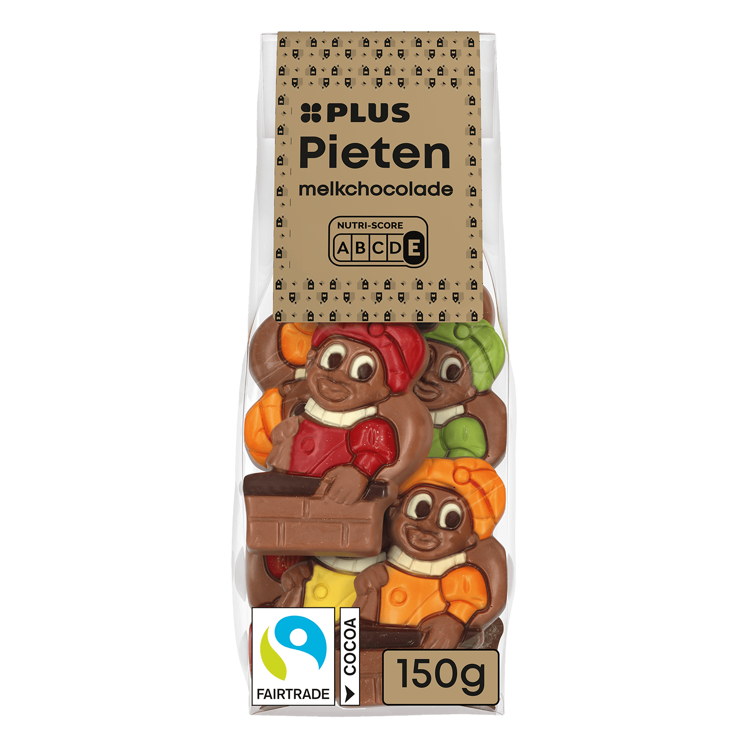 PLUS Pieten kopjes chocolade Fairtrade