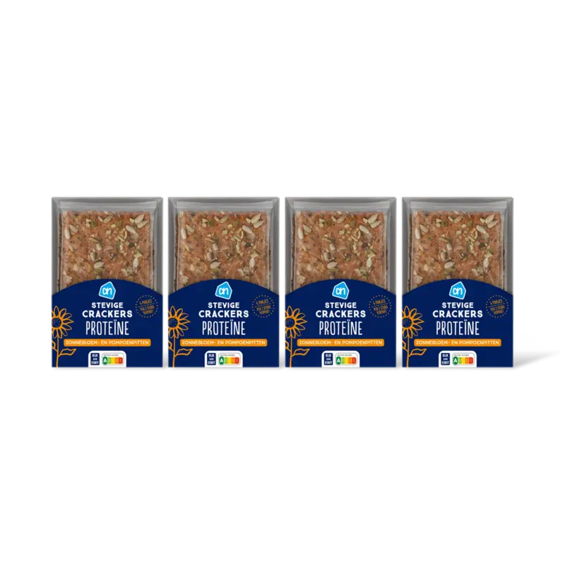 AH Proteine cracker zonne-pompoenpit pp 4pk