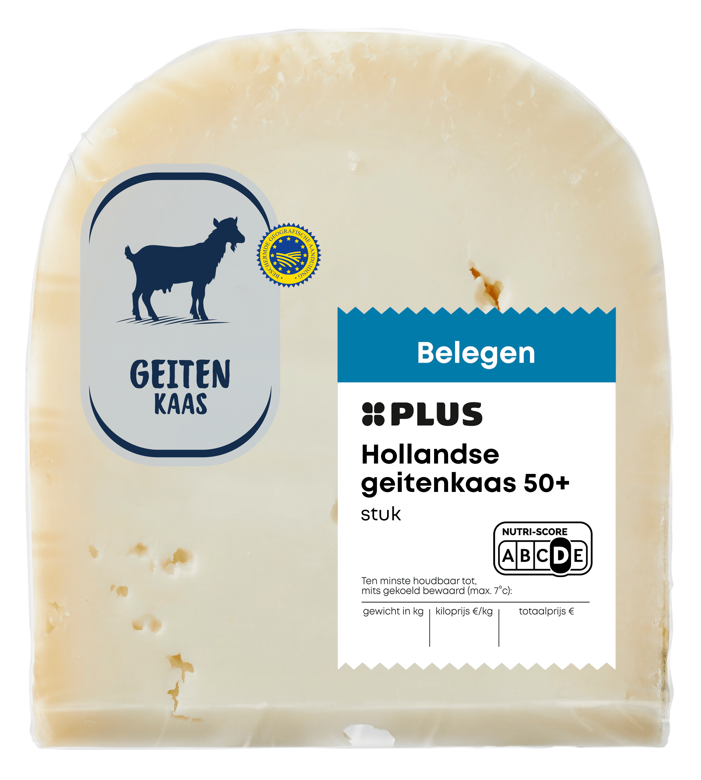 PLUS Geitenkaas belegen 50+ stuk