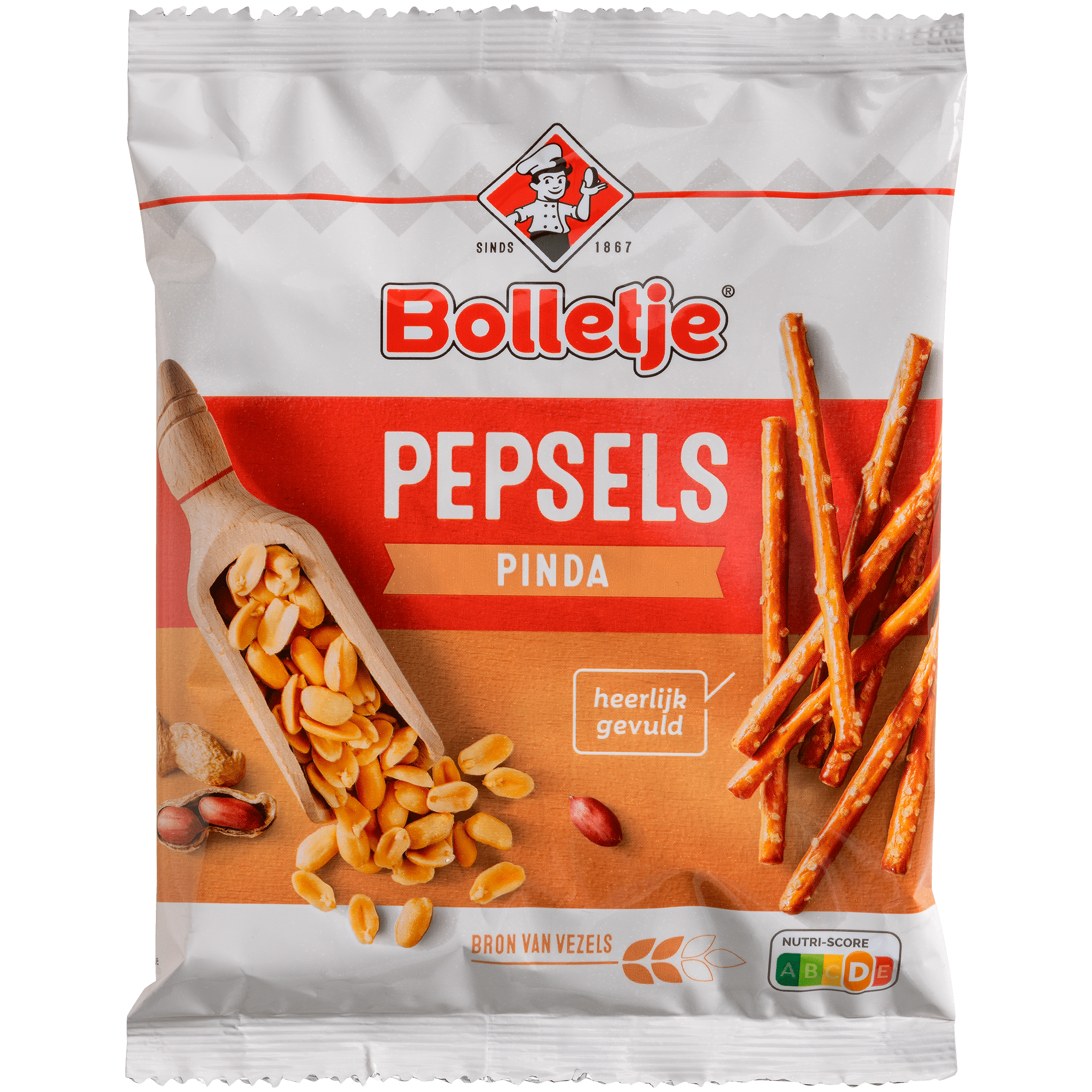 Bolletje Pinda pepsels