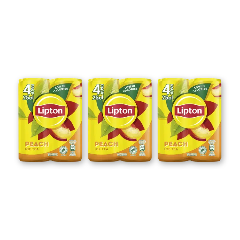 Lipton Ice tea peach 4-pack 3-pack
