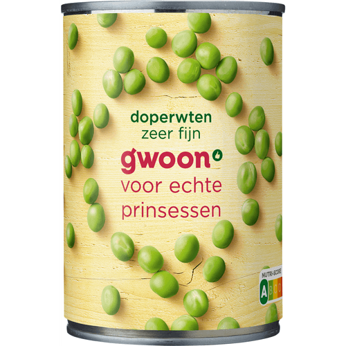 G'woon Doperwten extra fijn