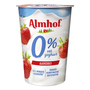 Almhof Yoghurt Aardbei 0%
