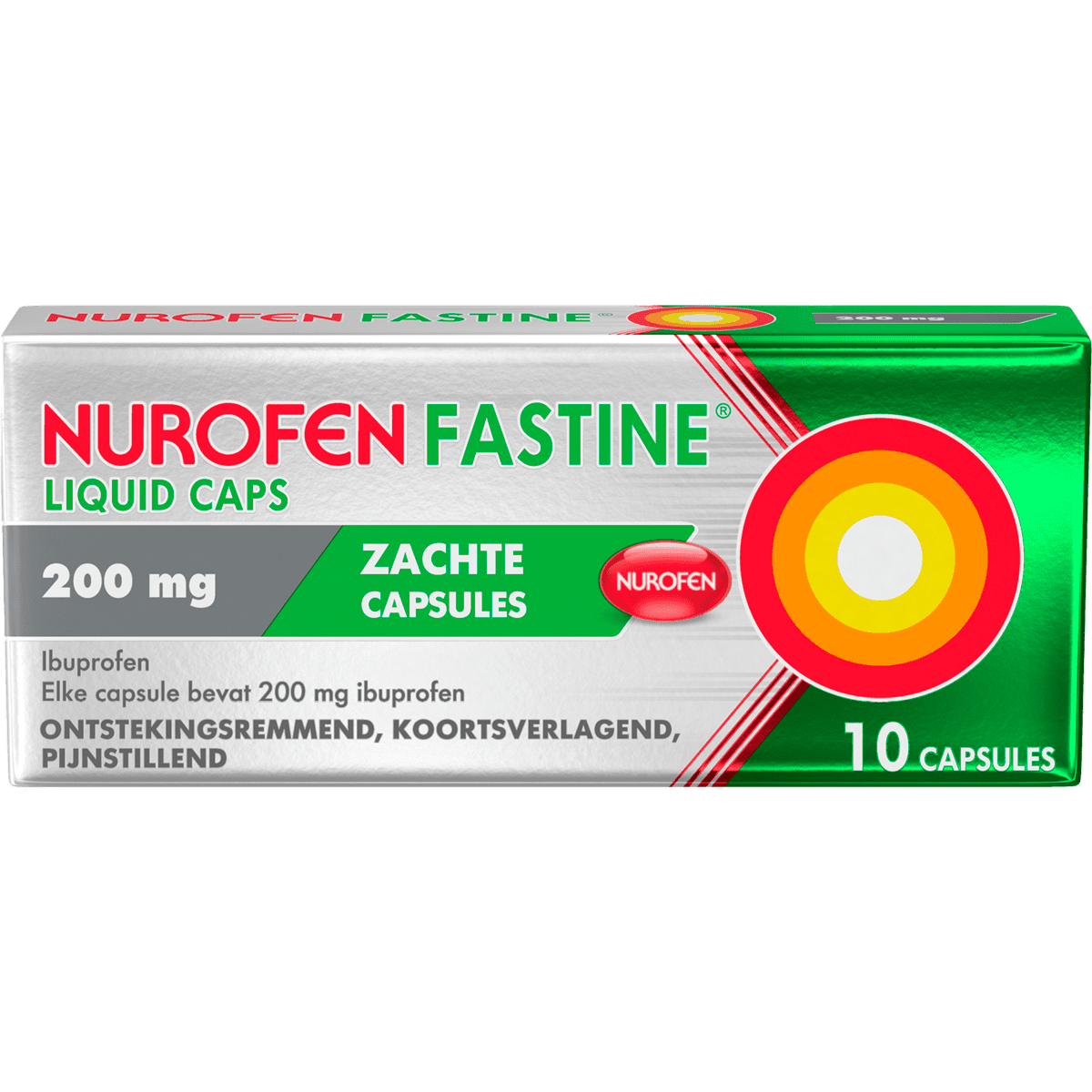 Nurofen Fastine Liquid Capsules 200 MG 10 stuks