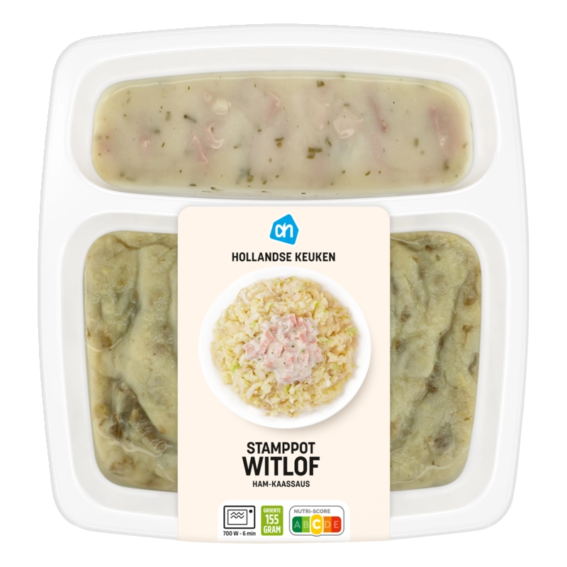 AH Stamppot witlof kaassaus