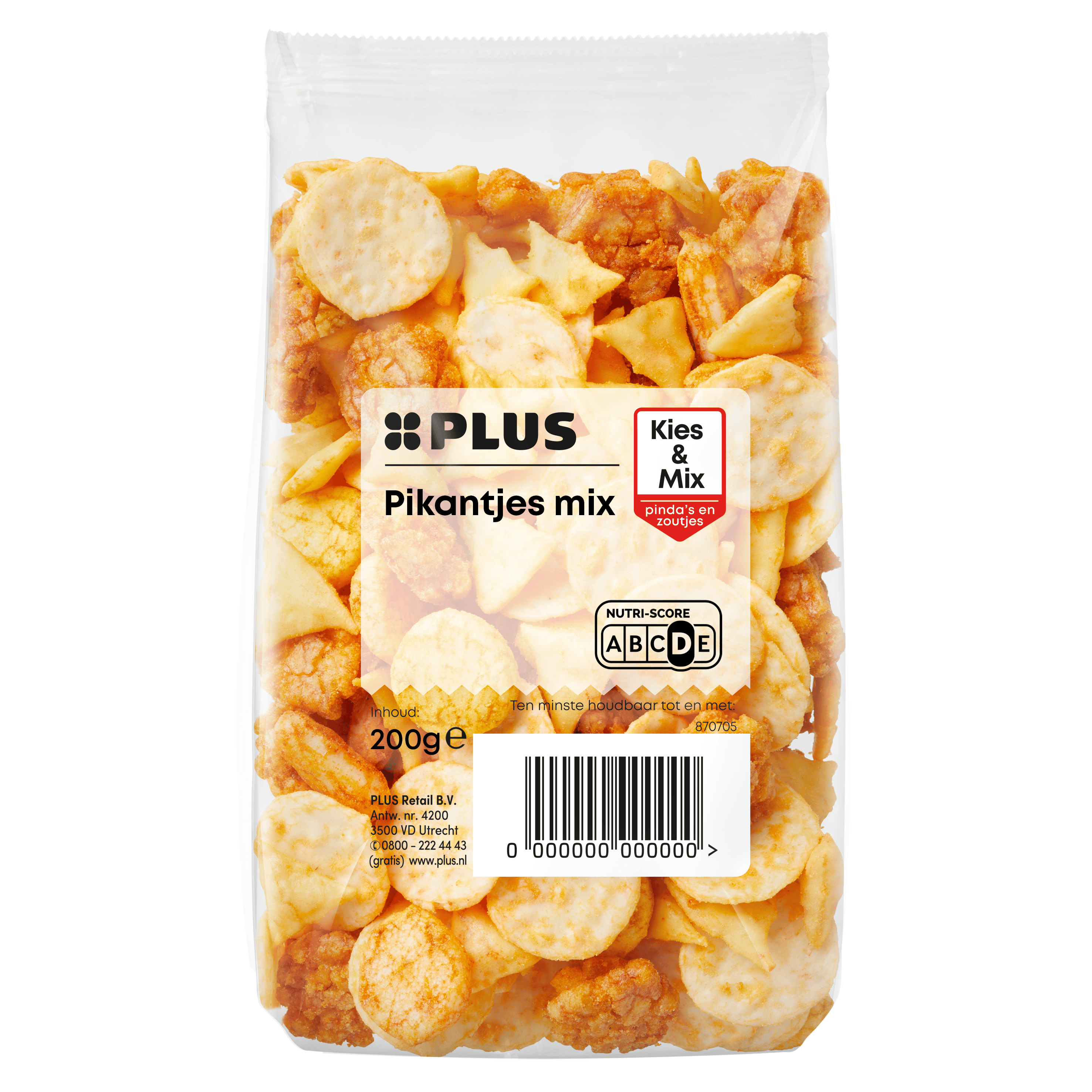 PLUS Pikantjes mix rijstzoutjes