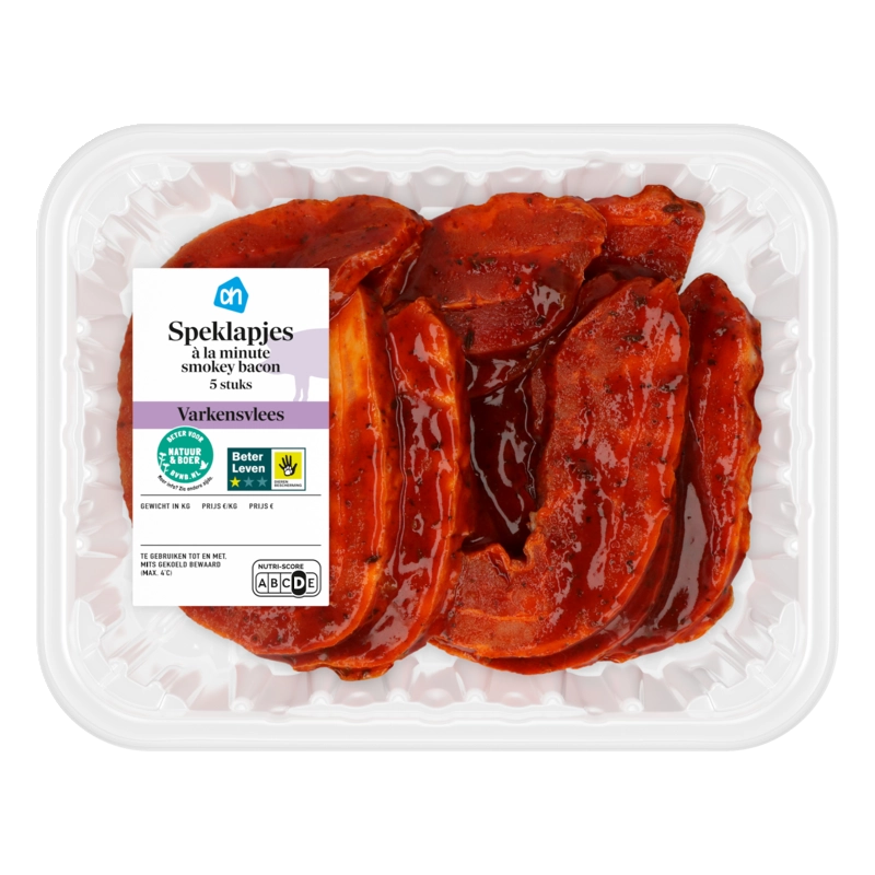 AH Speklapjes à la minute smokey bacon