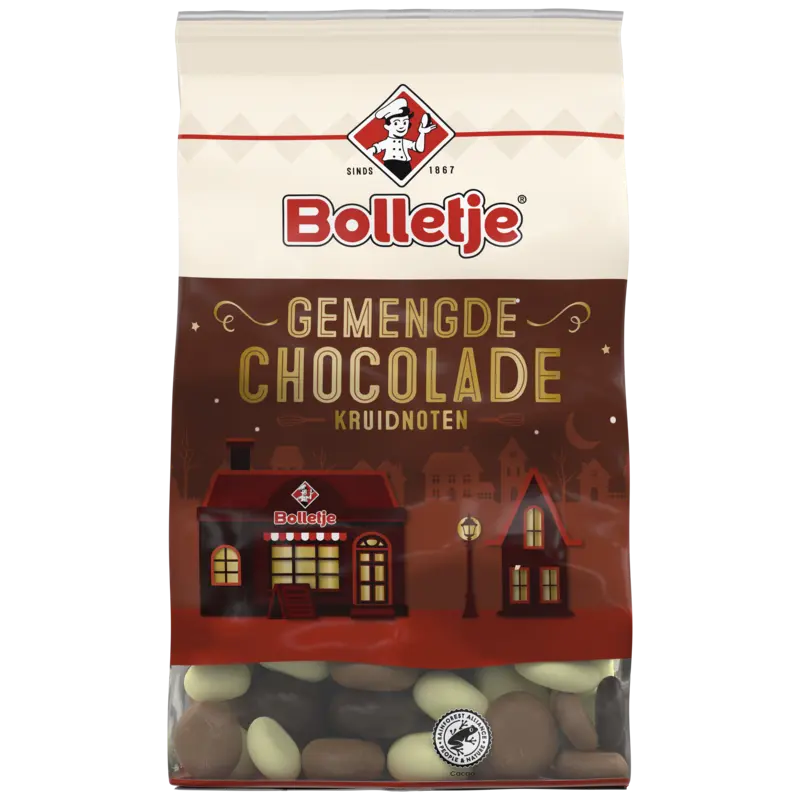 Bolletje Gemengde chocolade kruidnoten