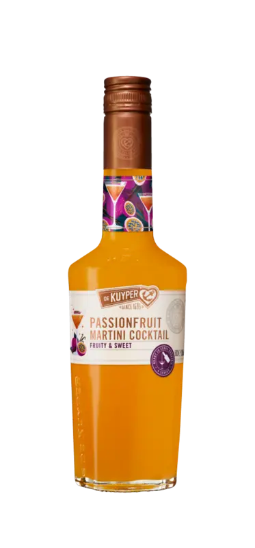 De Kuyper Passionfruit martini cocktail