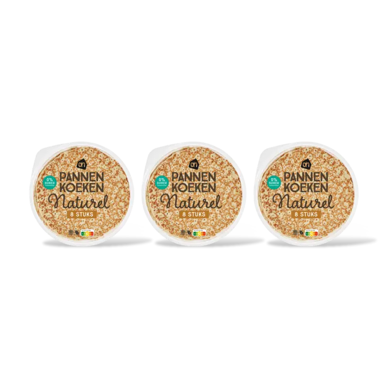 AH Pannenkoeken naturel 3-pack