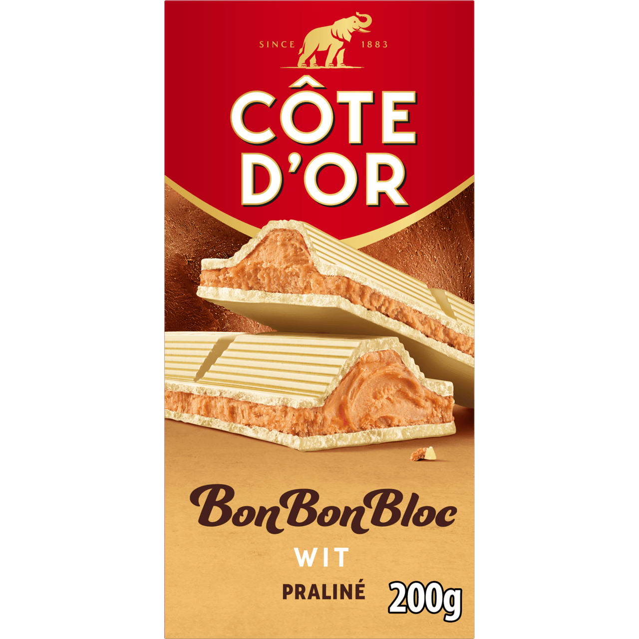 Côte d'Or BonBonBloc Praline wit