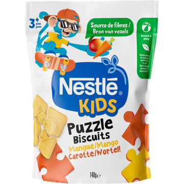 Nestlé Kids Puzzle Biscuits Mango Wortel 3+ jaar 140 g