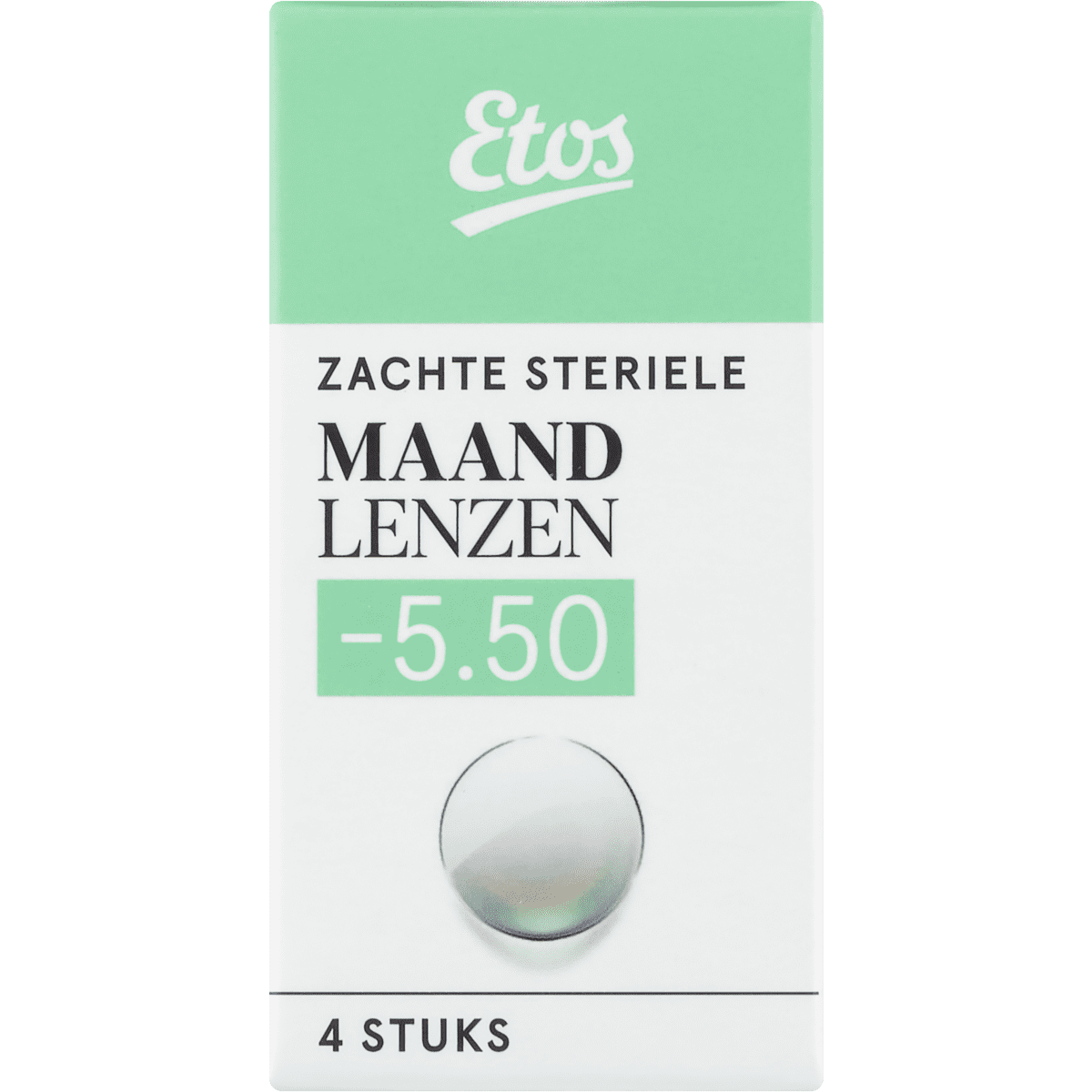 Etos Zachte Maandlenzen -5.50 4 stuks