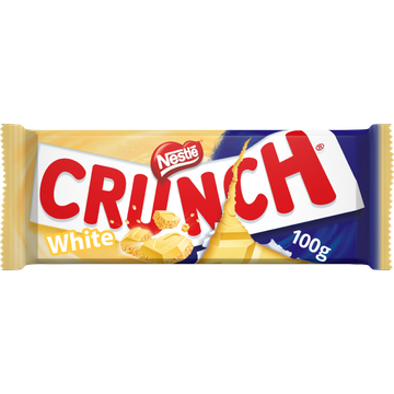 CRUNCH Witte chocolade reep