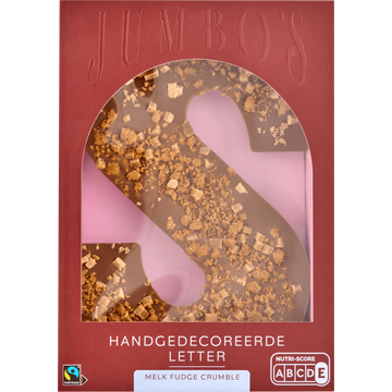 Jumbo's Chocoladeletter Melk Fudge Crumble 220 g