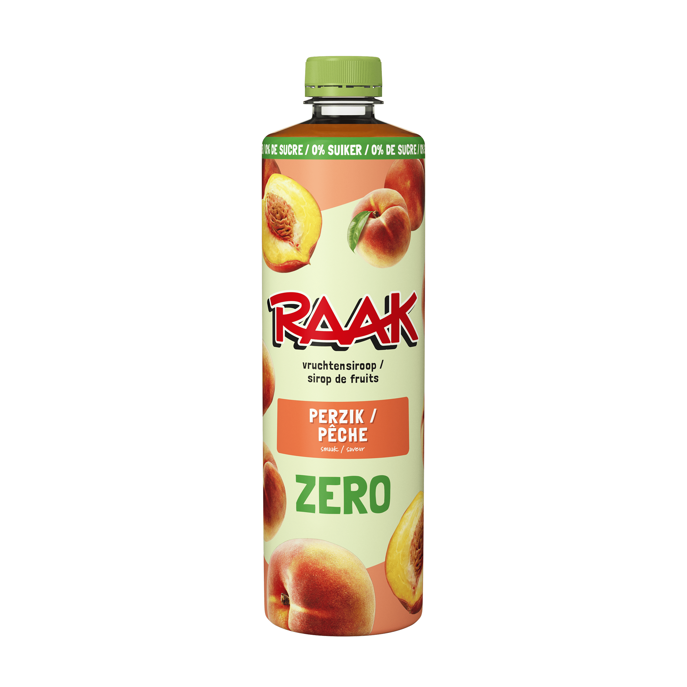 Raak Vruchtensiroop Perzik zero
