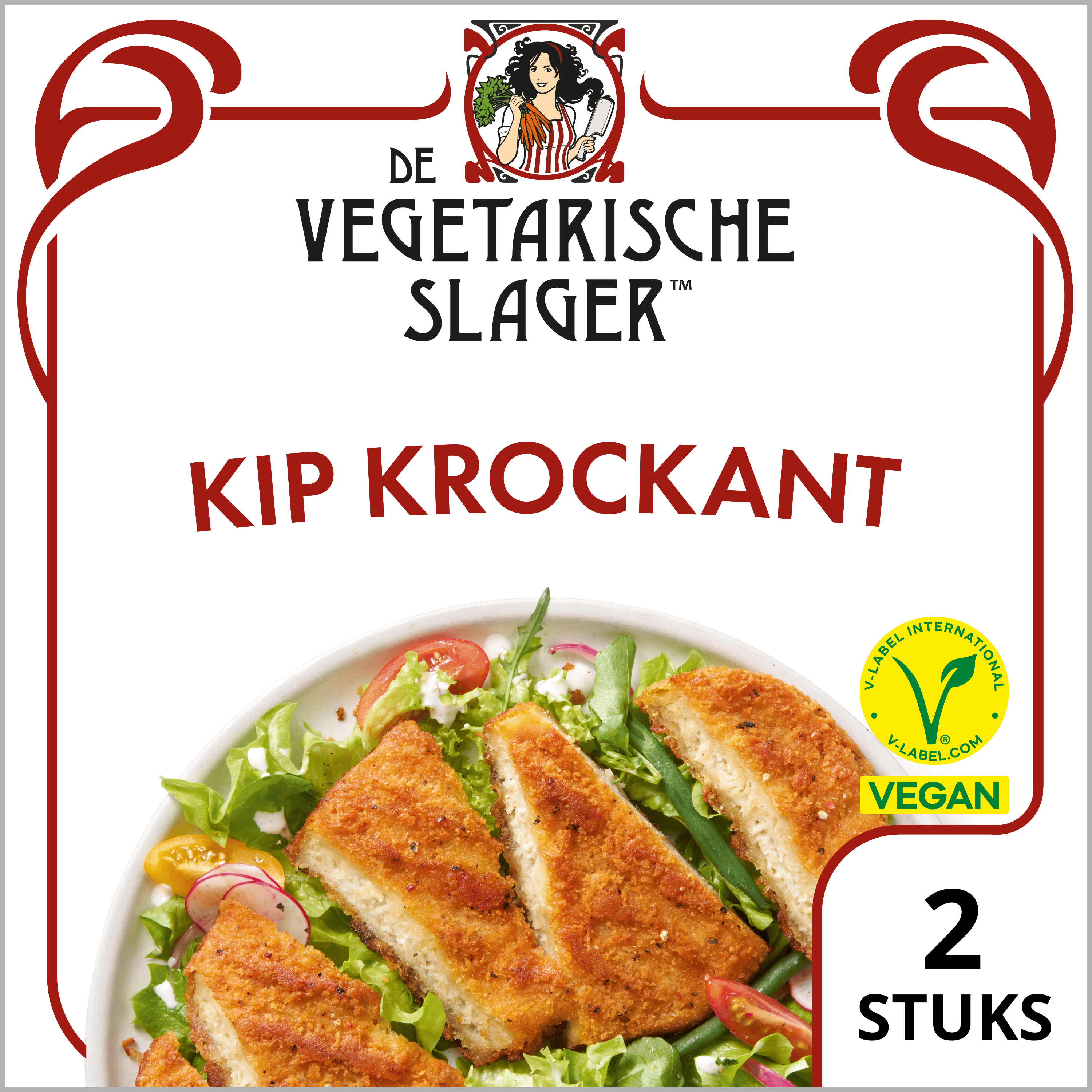 Vegetarische Slager Kip krockant