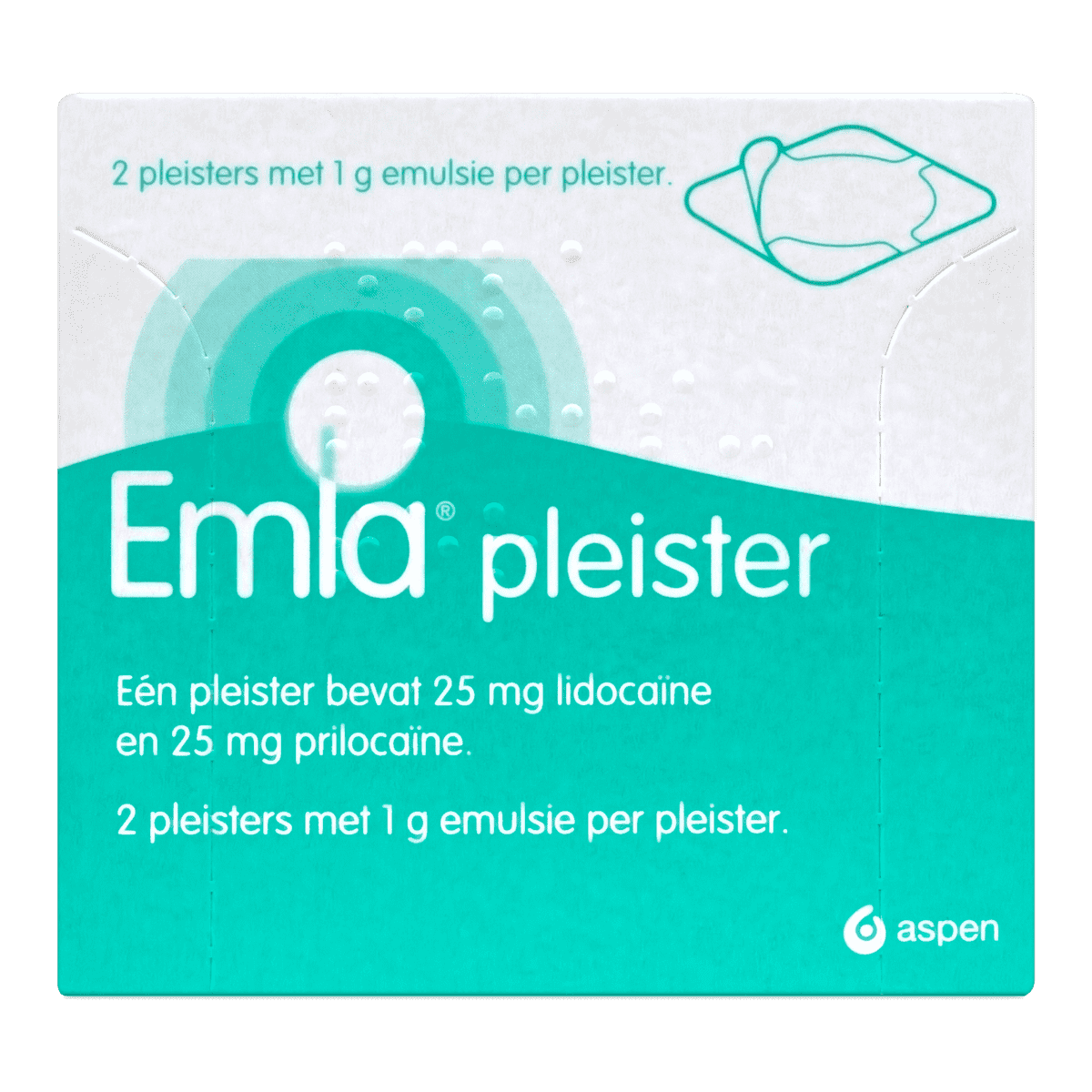 Emla 2 Pack Pleister