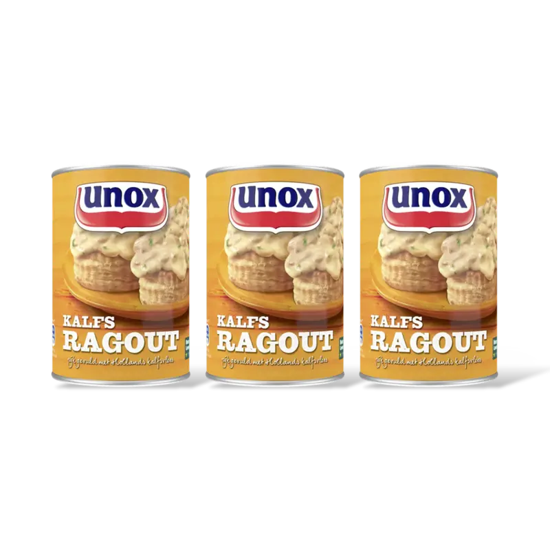Unox Kalf ragout 3-pack