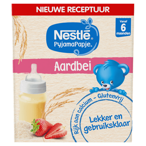 Nestlé Pyjamapapje aardbei 6+
