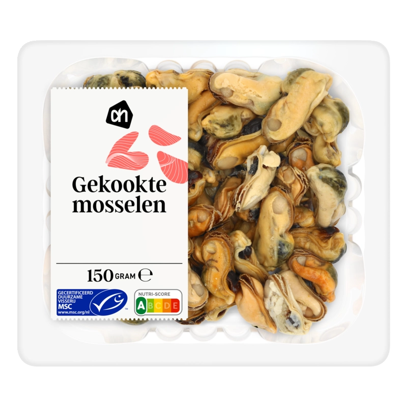 AH Gekookte mosselen
