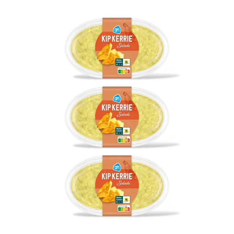 AH Kip kerrie salade 3-pack