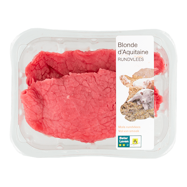 PLUS Boerentrots Rundersteak naturel BLAQ 2 st