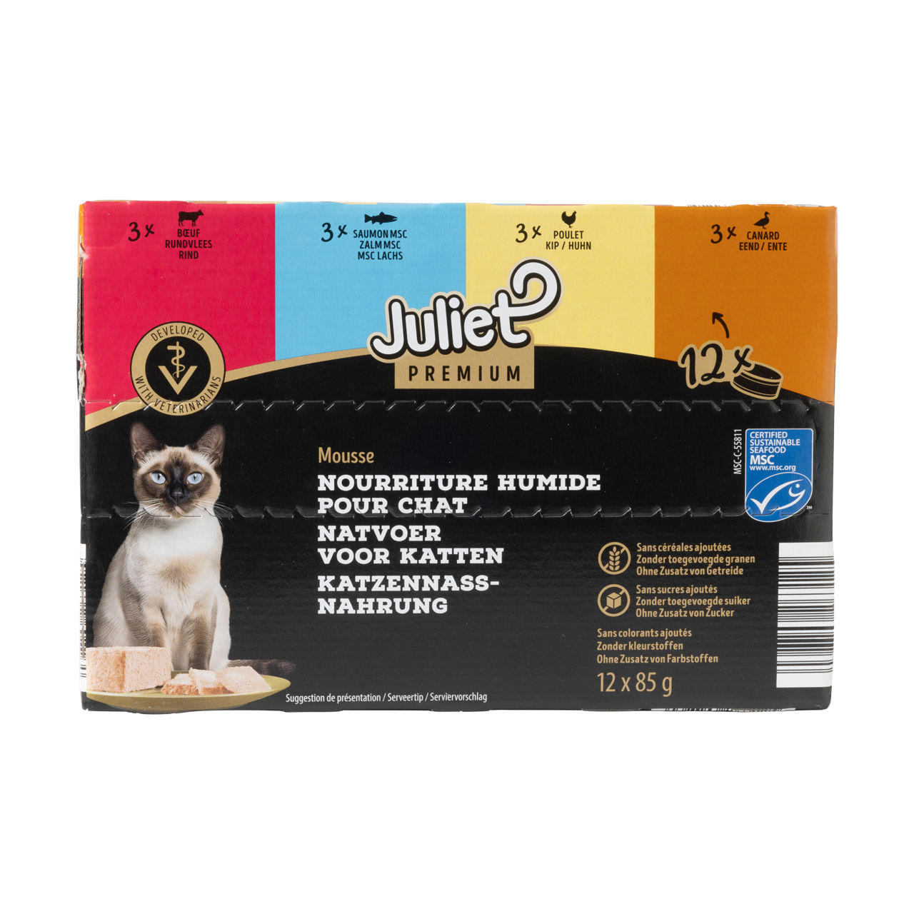 Premium mousse 12-pack