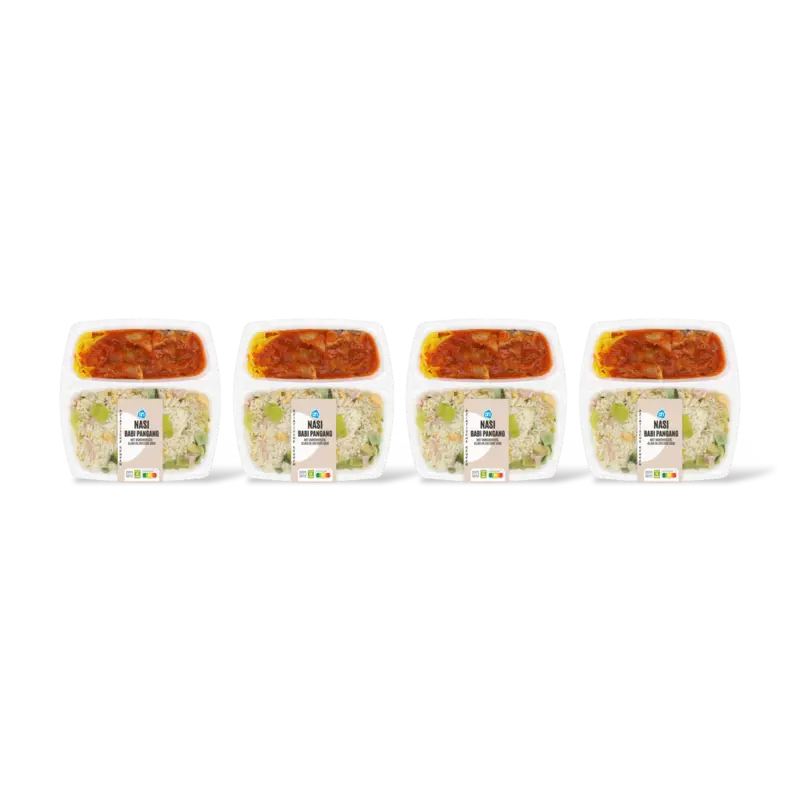 AH Babi pangang & nasi 4-pack