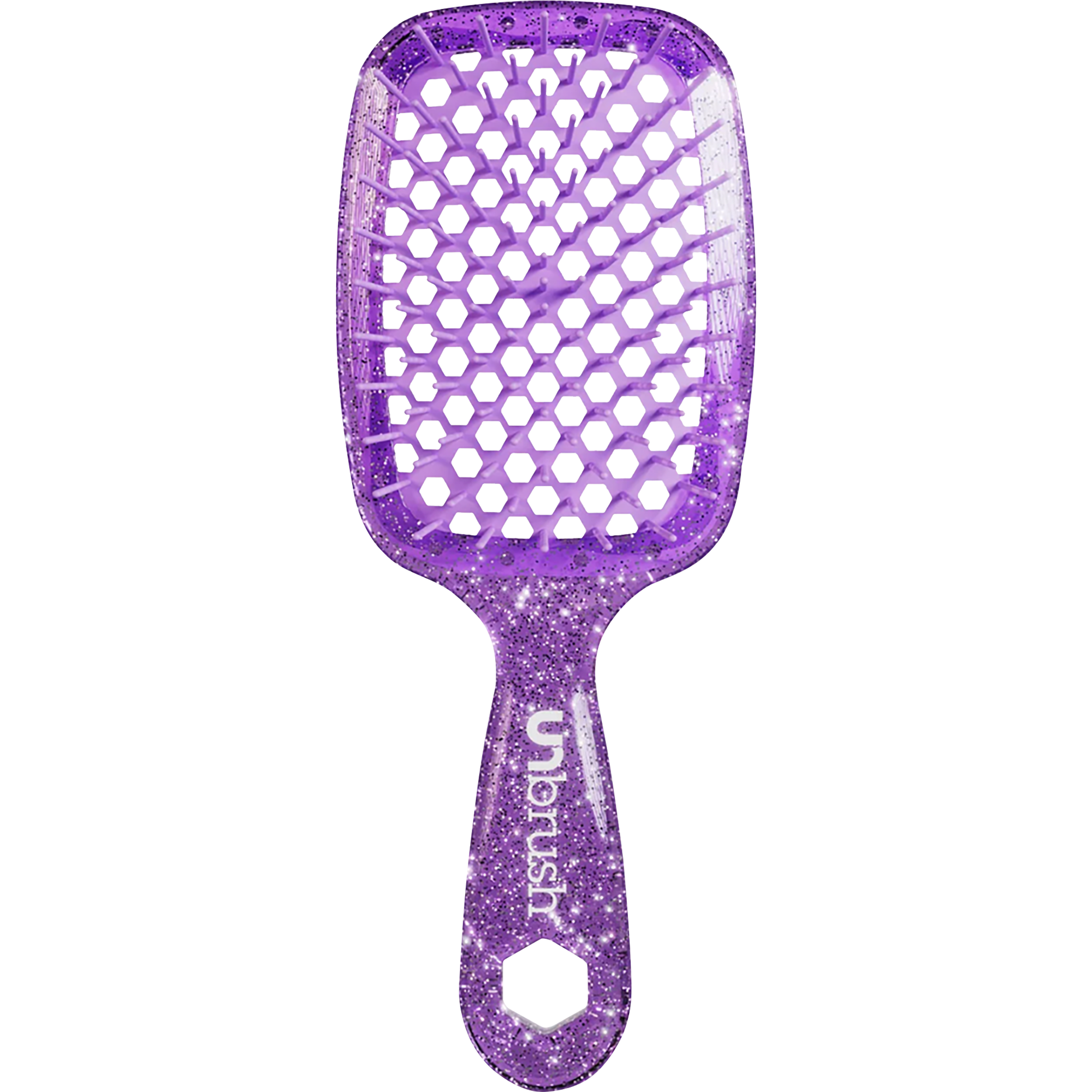 UNbrush Detangling Hair Brush Amethyst 1 stuk