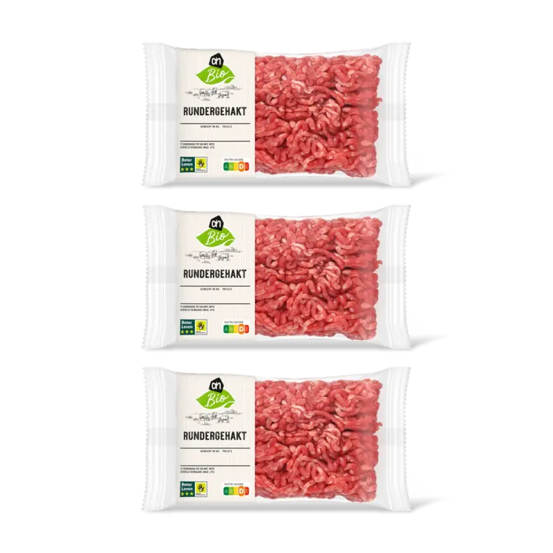 AH Biologisch Rundergehakt 3-pack