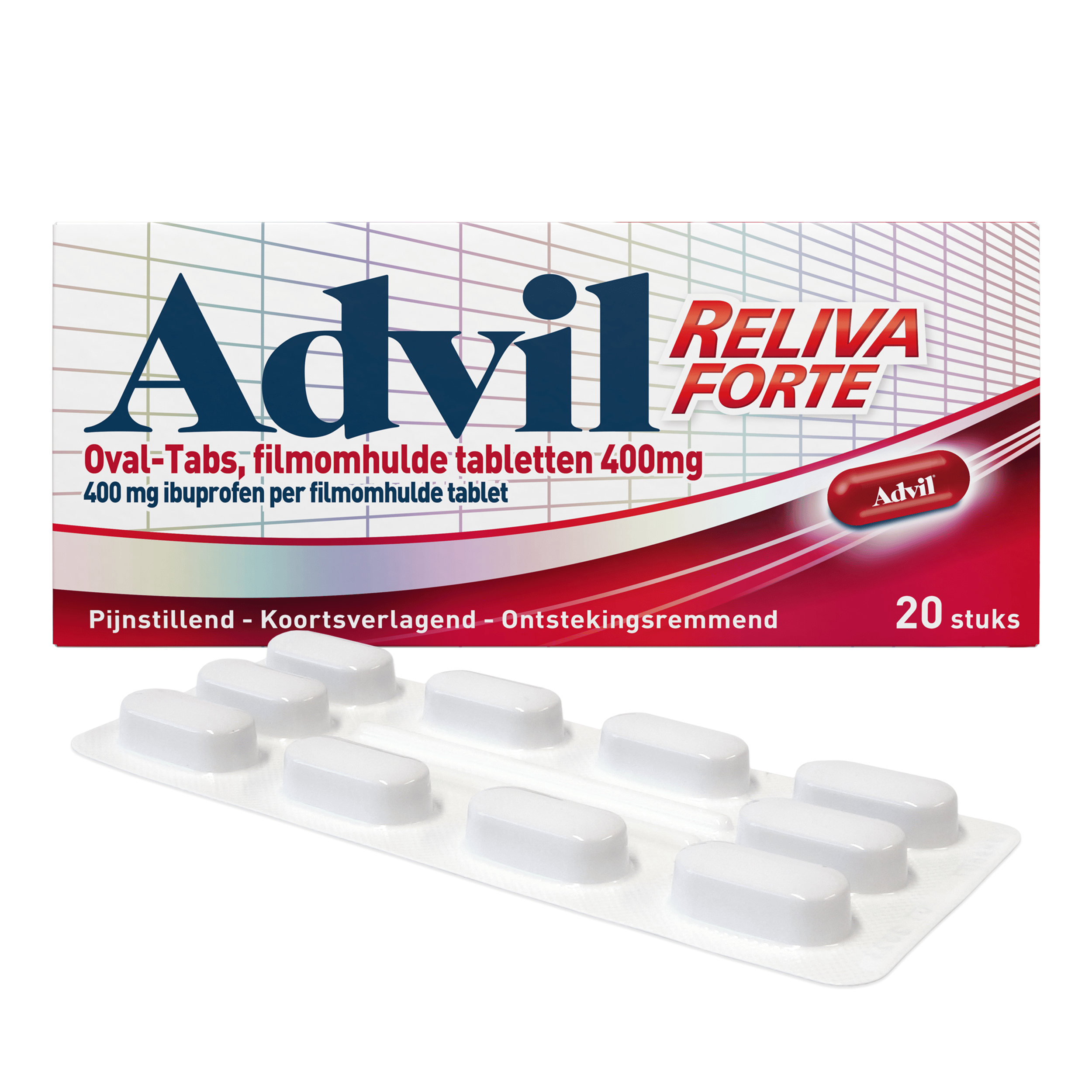 Advil Ovaal-tabs 400 mg