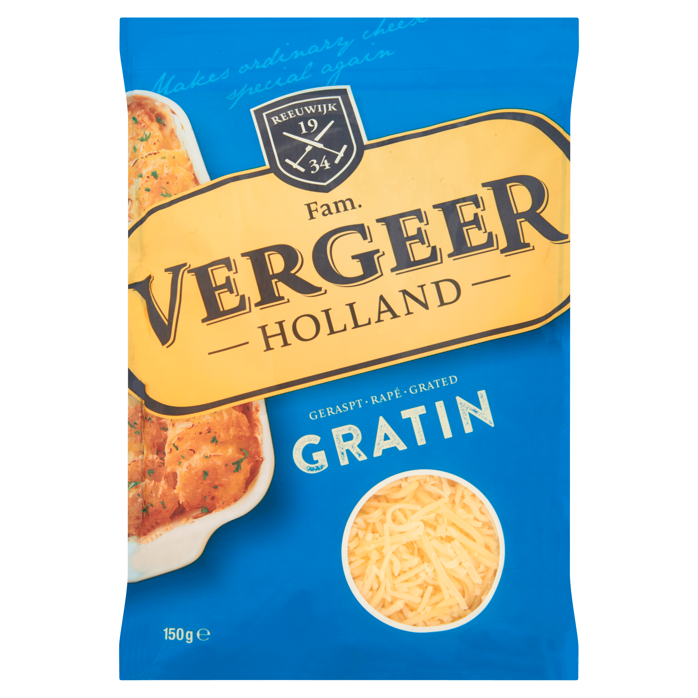 Vergeer Geraspte kaas gratin