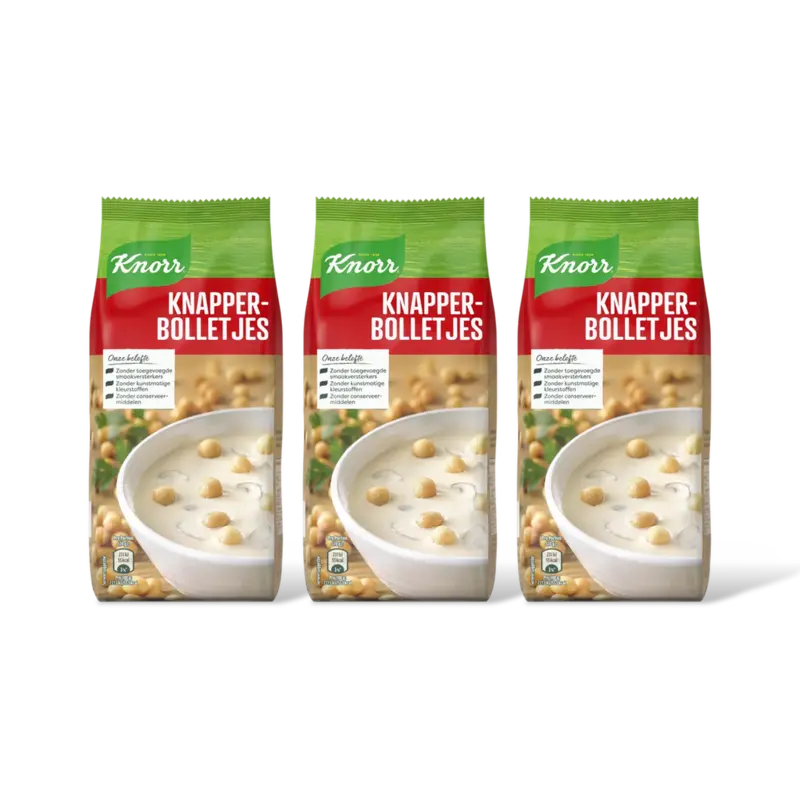 Knorr Knapper-bolletjes 3-pack
