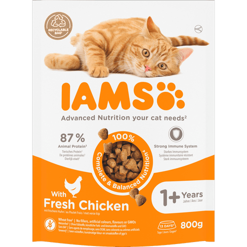 Iams Kattenvoer vitality met verse kip