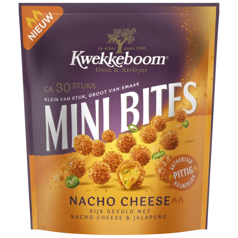 Kwekkeboom Mini bites nacho cheese