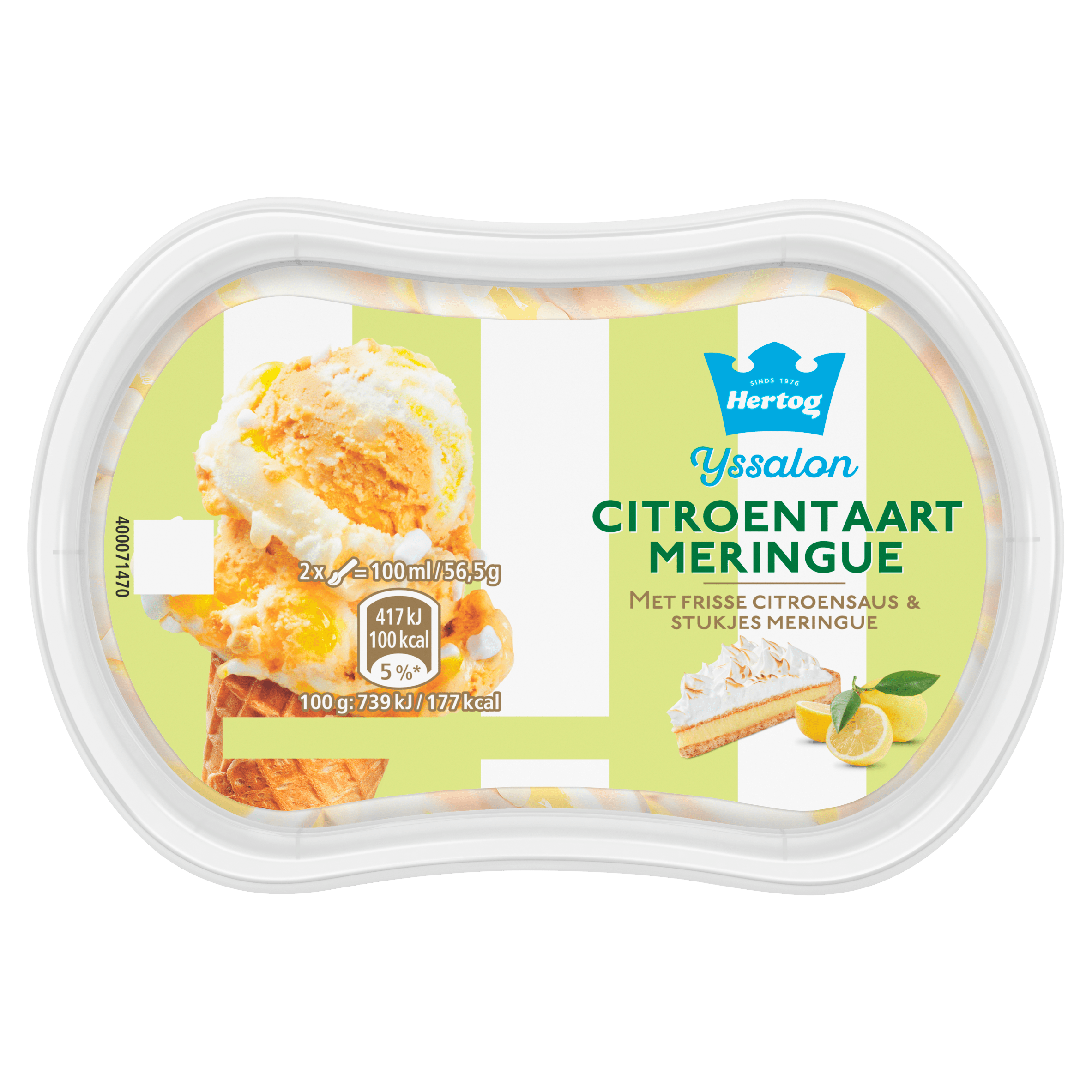Hertog Citroentaart meringue