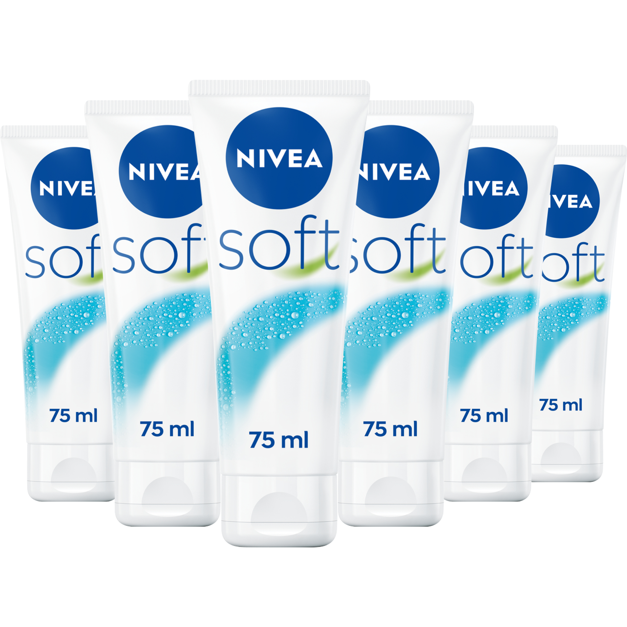 NIVEA Soft Bodycrème 75 ML Multipack 6 stuks