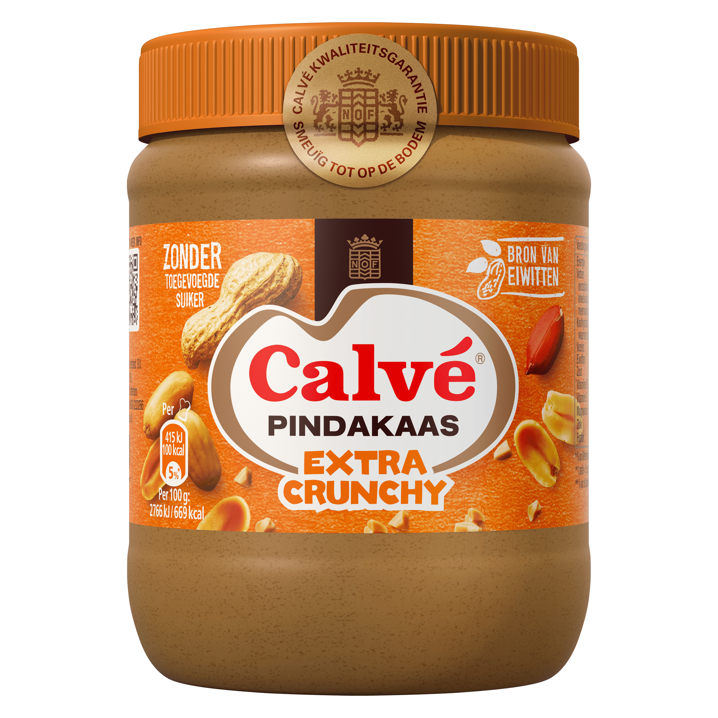Calvé Pindakaas Extra crunchy