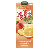 DubbelDrank Vruchtensap Sinaasappel Perzik