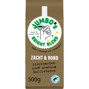 Jumbo's Bright Blend Koffiebonen 500 g