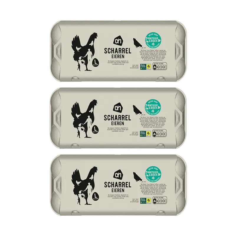 AH Verse scharreleieren M L 3-pack